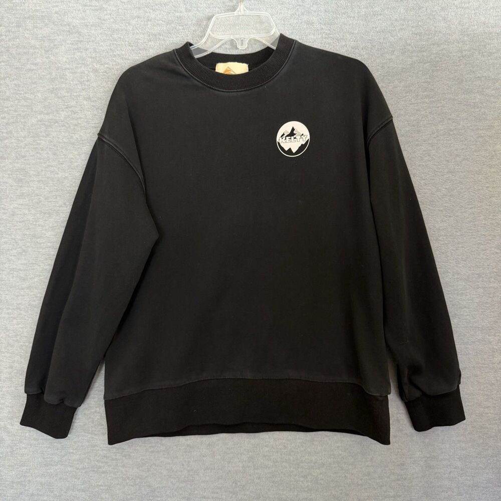 Kelty x Coen Japan Sweatshirt Mens L Black Crewneck Pullover Gorpcore Camping